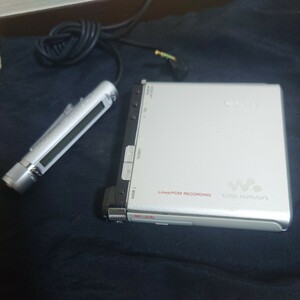 ソニー MDウォークマン MZ-RH1 本体 プレーヤー HI-MD 現状品　リモコン RM-MC35ELK WALKMAN　SONY　中古