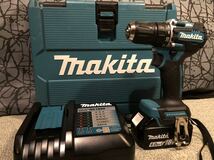 美品☆マキタ makita 充電式ドライバドリル DF487D +バッテリー(3回)1個 +急速充電器_画像1