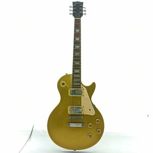 ★1円★ CLUB JUNO クラブジュノ Les Paul レスポール エレキギター ゴールド LPタイプ 本体 弦楽器 現状 ジャンク 中古