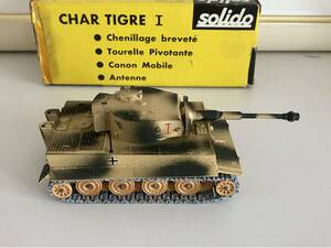 フランス製 ソリド solido【WW2 ドイツ軍 タイガー重戦車 ティーガーⅠ】未展示品