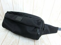 Ｍanhattan Portage Black Label/マンハッタンポーテージ ブラックレーベル：OCEAN PKWY WAIST BAG ウエストバッグ ブラック 中古/USED_画像1