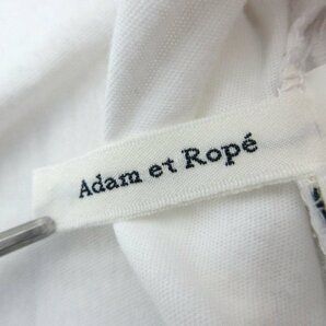 ADAM ET ROPE/アダムエロペ：レースノースリーブ プルオーバー ホワイト サイズ38/レディース/中古/USEDの画像6