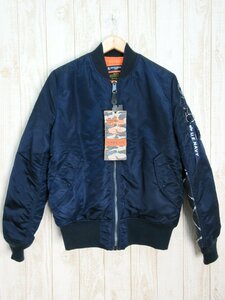 mastermind x uniform experiment x ALPHA：MA-1 ボンバージャケット 13年製 メンズ サイズL マスターマインド UE アルファ コラボ 未使用