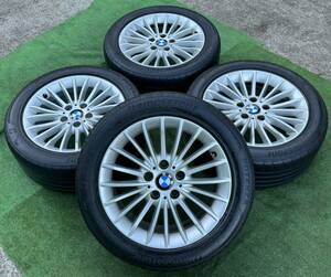 BMW 3シリーズ 純正 17イン チ ホイール 7.5J+37 BRIDGESTONE POTENZA 225/50R17 ラジアルタイヤ4本セット★AN133