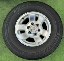 トヨタ ランドクルーザー プラド 90 後期 純正 16インチ 7JJ +15 265/70R16 スタッドレスタイヤ4本セット★AN115_画像5