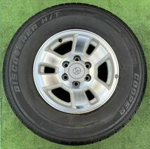 トヨタ ランドクルーザー プラド 90 後期 純正 16インチ 7JJ +15 265/70R16 スタッドレスタイヤ4本セット★AN115_画像3