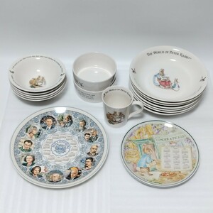 ピーターラビット WEDGWOOD ウエッジウッド マグカップ プレート ボウル まとめ セット 大量 発送140サイズ A-41404