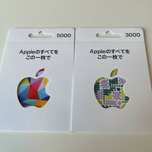Apple iTunes ギフトカード （8000円分）限定