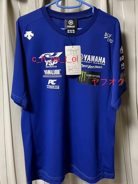 デサント モンスターエナジー ヤマハ ファクトリー Tシャツ 8耐 サイズL DESCENTE YAMAHA