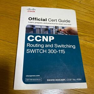 Official Cert Guide CCNPRouting and Switching SWITCH 300-115 洋書