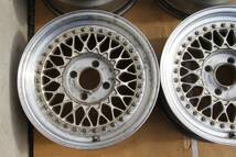 １０００円から売り切り♪人気のBBS♪RSメッシュ♪希少RS039＆RS040♪PCD100加工ベースに最適フラットハブ♪旧車系ハイソカーなどにも♪_画像6