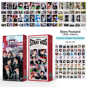 Stray Kids /ストレイキッズ☆ポスカ＆カード＆シール♪BOX 420ピースset