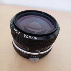 #168 ジャンク ニコン Nikon NIKKOR 28mm f3.5 一眼カメラレンズ