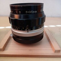 #209 ニコン Nikon ニッコー-S オート f2 f=35mm Nippon Kogaku NIKKOR-S Auto 1:2 f＝35mm_画像2