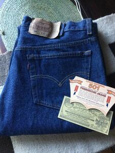 3000円〜 デッドストック〜数回着 美品 リーバイス 501 USA製 ビンテージ 90s Levis リーバイス W40 L30 デニム ジーンズ アメリカ製 