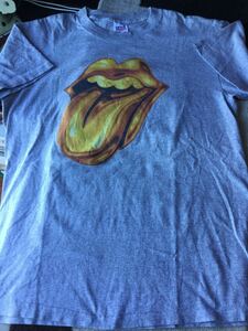 USED 90s THE ROLLING STONES ザ・ローリングストーンズ 97年 ツアーTシャツ グレー USA製 アメリカ製 L vintage tee バンド ビンテージ