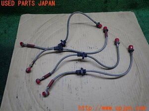 3UPJ=97530317]セリカ GT-FOUR(ST185H)5代目 ACRE アクレ ブレーキライン ホース ステンレスメッシュ 1台分 中古