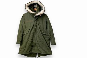  dead stock 80s Vintage military US ARMY Army M-65 fish tail parka Mod's Coat with a hood .XS olive America the US armed forces nr24232