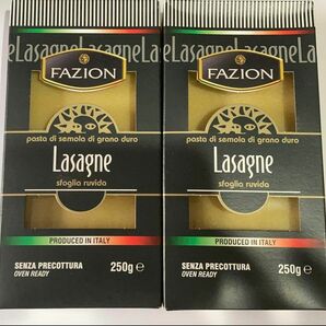 ☆簡単！下茹でいらず☆ FAZION ラザニア 250g ×2個