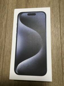 ■香港版 iPhone 15 Pro 256GB ブルーチタニウム 新品未開封 SIMフリー シャッター音消音可能 物理SIM2枚 中国版■