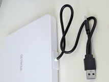 DETROVA外付けDVD/CDドライブ USB3.0&Type-C両用ケーブル (ホワイト)_画像10