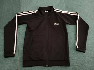 adidas Adidas jersey outer garment wear polyester black lady's declared size :M