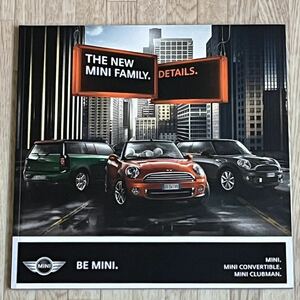 [ unused ] beautiful goods 2010 year 10 month Mini / crossover / Clubman / convertible thickness . main catalog & option main various origin fixtures table new set *