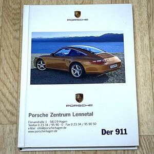 【希少品】ドイツ語版ポルシェ911ハードカバー厚口本カタログ2006年5月★