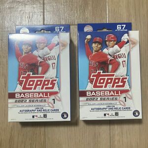 topps mlb 2022 ハンガーボックス　大谷翔平　2箱