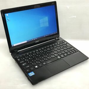 11.6型 コンパクトモバイル Acer TravelMate TMB113M-W54D (Core i5-3337U 1.8GHz/4GB/500GB/Wi-Fi/Webカメラ/Windows10 Pro)[267804-]