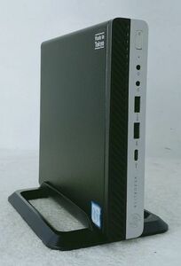 Wi-Fi対応 大容量SSD 超小型デスクトップ 7世代CPU 快適メモリ HP EliteDesk 800 G3 DM(Core i3-7100T 3.4Hz/8GB/512GB/windows10)[651401]