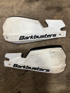 Bark busters hand guard cowl white used junk 