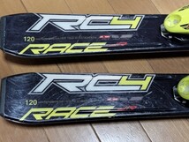 送料無料 スキー板 ストック 120 子供用 子ども用 FISCHER RACE JR スキー ジュニア フィッシャー 120cm_画像3