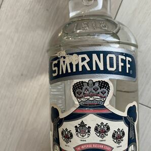 未開栓 古酒 SMIRNOFF スミノフ ＶＯＤＫＡ ウォッカ 旧ボトル 750ml 50% 箱なしの画像4