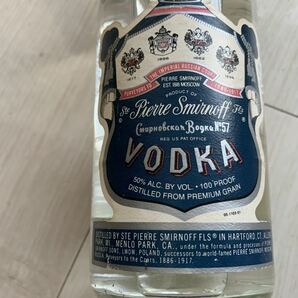 未開栓 古酒 SMIRNOFF スミノフ ＶＯＤＫＡ ウォッカ 旧ボトル 750ml 50% 箱なしの画像5