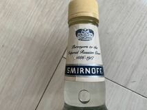 未開栓　古酒　SMIRNOFF　スミノフ　ＶＯＤＫＡ　ウォッカ　旧ボトル　750ml　50%　箱なし_画像2