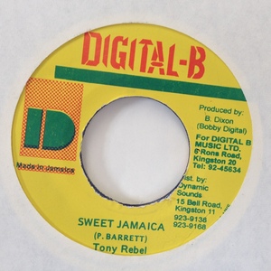EPレコード　TONY REBEL / SWEET JAMAICA (CHERRY OH BABY)
