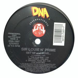 12inchレコード　SIR LOUIE N' PRIME / GET UP AND MOVE...