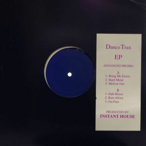 12inchレコード　INSTANT HOUSE / DANCE TRAX EP