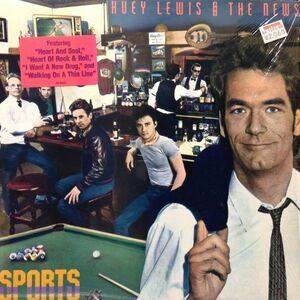 LPレコード　HUEY LEWIS & THE NEWS (ヒューイ・ルイスとザ・ニュース) / SPORTS