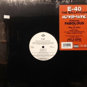 12inchレコード　 E-40 / AUTOMATIC feat. FABOLOUS