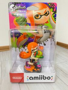 新品 未使用 スプラトゥーン スプラ amiibo アミーボ ガール イカ オレンジ スプラトゥーンシリーズ 