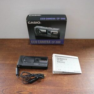 fk50528 昭和 レトロ カシオ ラベル ライター用 CASIO CCD CAMERA CP-300 CCD カメラ 取説 箱