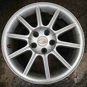 ★中古品★スバル純正 17-8J +53 PCD114.3 5H ハブ径56ｍｍ 1本 17インチ ENKEI製 MAT インプレッサ WRX STI【他商品と同梱歓迎】