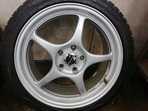 ★中古品★ENKEI SPORT A356 エンケイ 17インチホイール 17×7J+45 114.3-5H DUNLOP WINTERMAXX WM01 205/45R17【他商品と同梱歓迎】_画像4