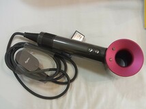 【未使用】ダイソン スーパーソニック ヘアドライヤー HD01 Supersonic dyson 収納ボックス 付属パーツ付 フューシャ ピンク_画像2