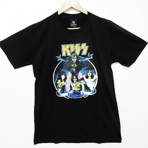 【送料無料】【新品】半袖Tシャツ KISS キッス ロックTシャツ 黒 ブラック メンズ Mサイズ■TB538