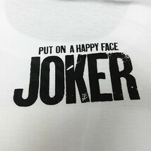 【送料無料】 新品 大人気 映画 ジョーカー JOKER 半袖 Tシャツ 丸首 アメコミ 白 メンズLサイズ レディースXLサイズ 男女共用 ■LBT20-030_画像4