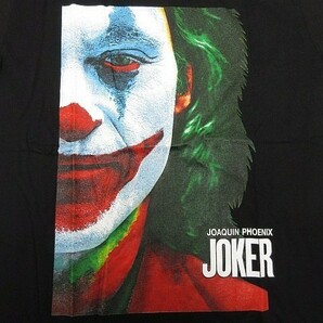 送料無料/新品 大人気 映画 ジョーカー JOKER 半袖 Tシャツ 丸首 アメコミ 黒 ブラック メンズL レディースXLサイズ 男女共用 ■LBT20-029の画像2