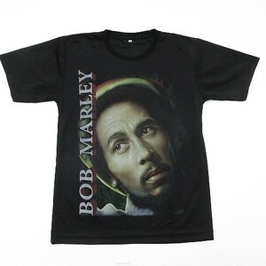 送料無料/新品 ボブマーリー Bob Marley 半袖Tシャツ レゲエ ラスタ ガンジャ 大麻 マリファナ フェス 黒 メンズ Mサイズ ■管理番号LBT183